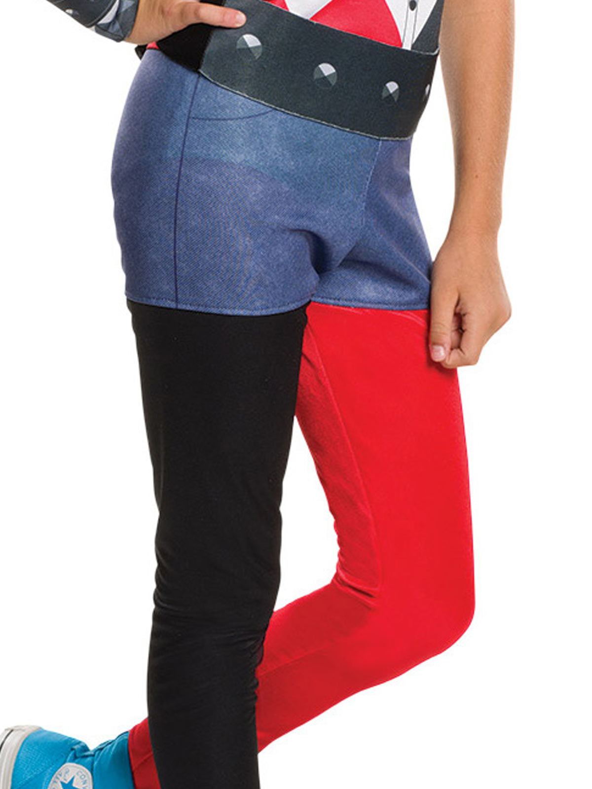 Harley Quinn Classic Jumpsuit Costume DC Comics Official Licensed – Red Black Colour