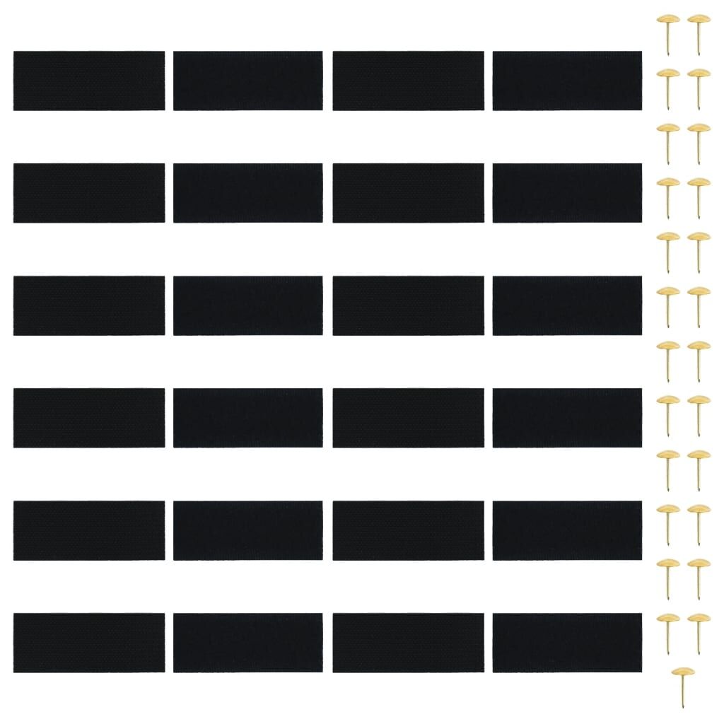 Insect Door Curtains 2 pcs with Magnet Blocks Black 200x80 cm