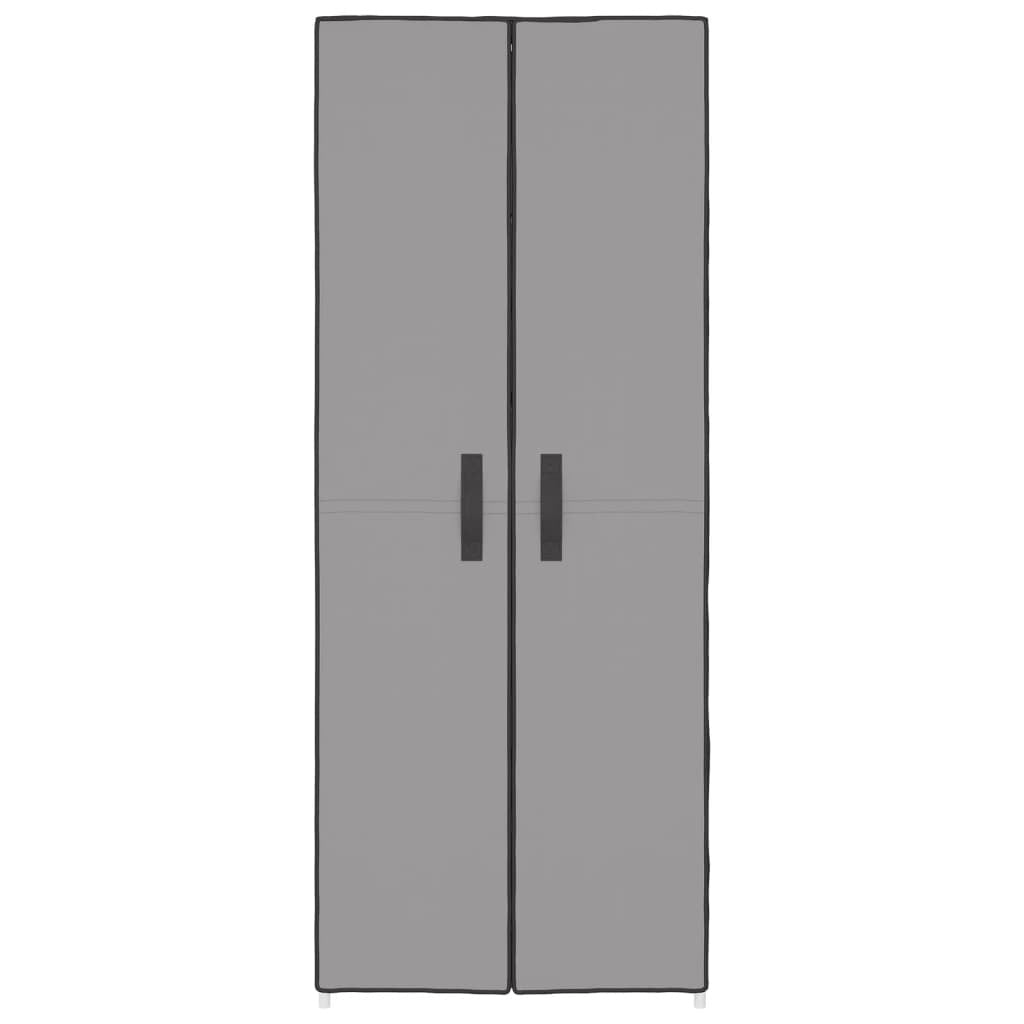 Shoe Cabinet Grey 60x30x166 cm Fabric