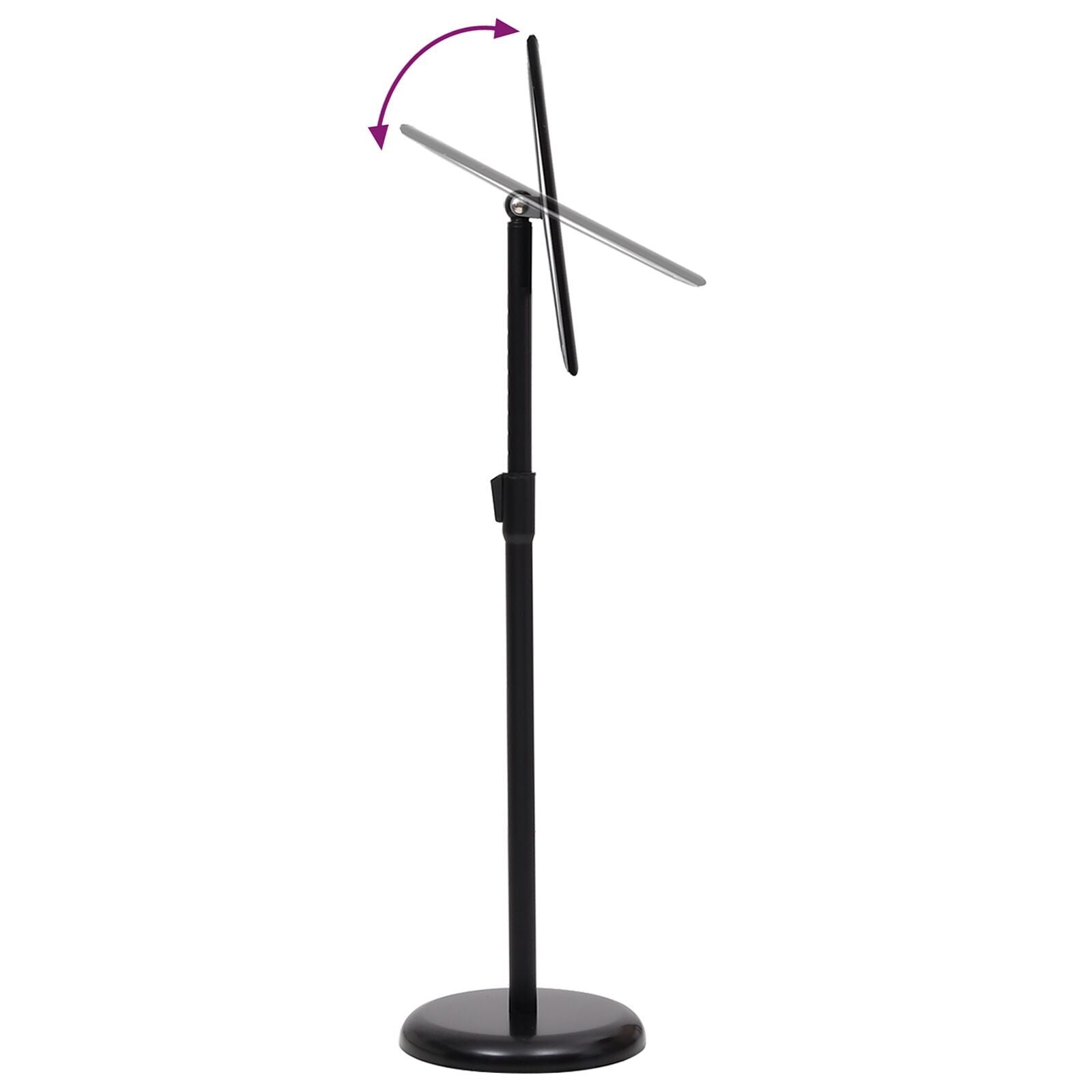 Poster Stands 2 pcs Black 32.7 x 24 x 108 cm Aluminium