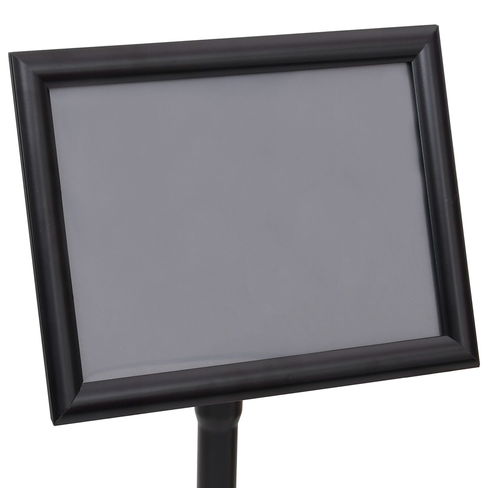 Poster Stands 2 pcs Black 32.7 x 24 x 108 cm Aluminium