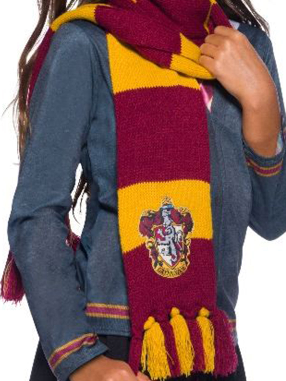 Gryffindor Deluxe Scarf for Adults & Kids Harry Potter Costume Accessory