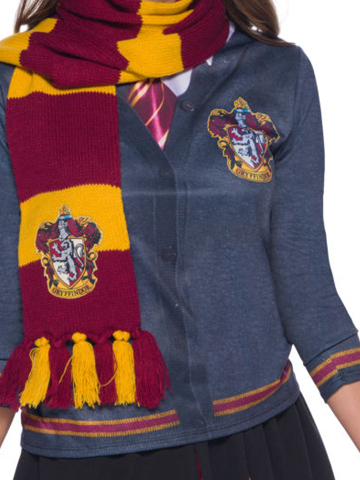 Gryffindor Deluxe Scarf for Adults & Kids Harry Potter Costume Accessory