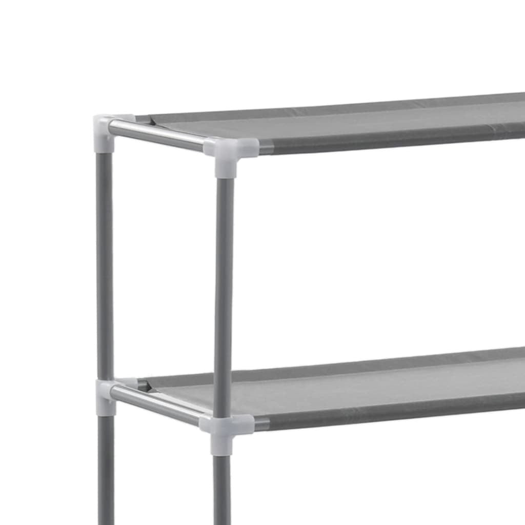 3-Tier Storage Rack over Laundry Machine Silver 69x28x169 cm