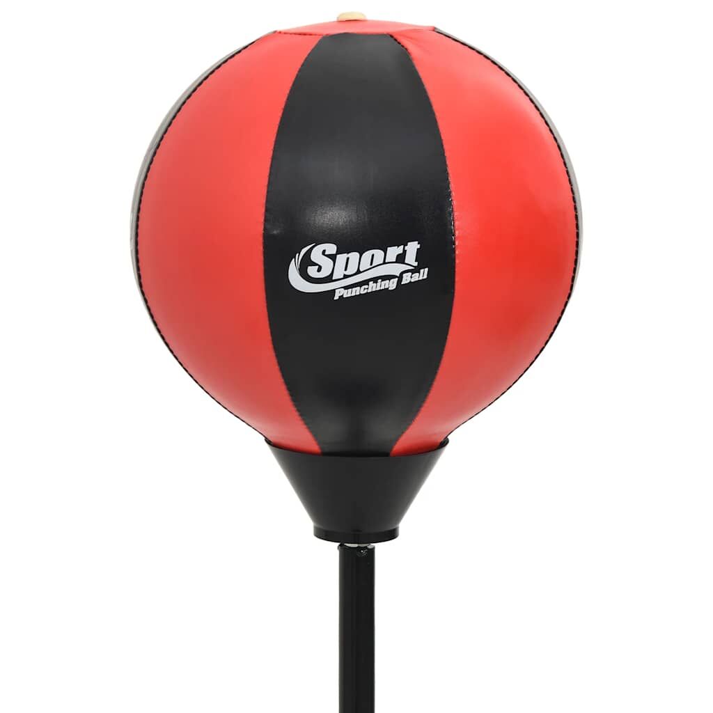 Punching Ball Set with Gloves and Pump Adjustable Height 81-122 cm