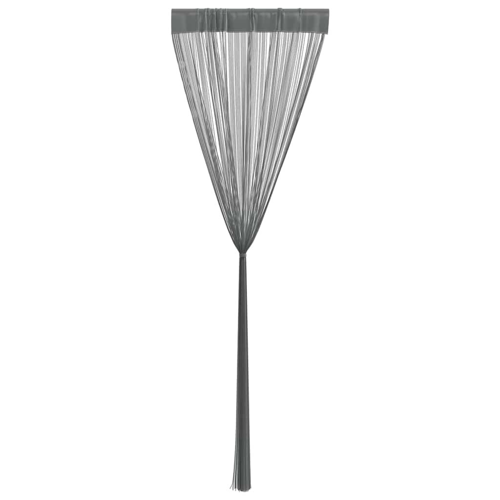 String Curtains 2 pcs Anthracite 140x250 cm