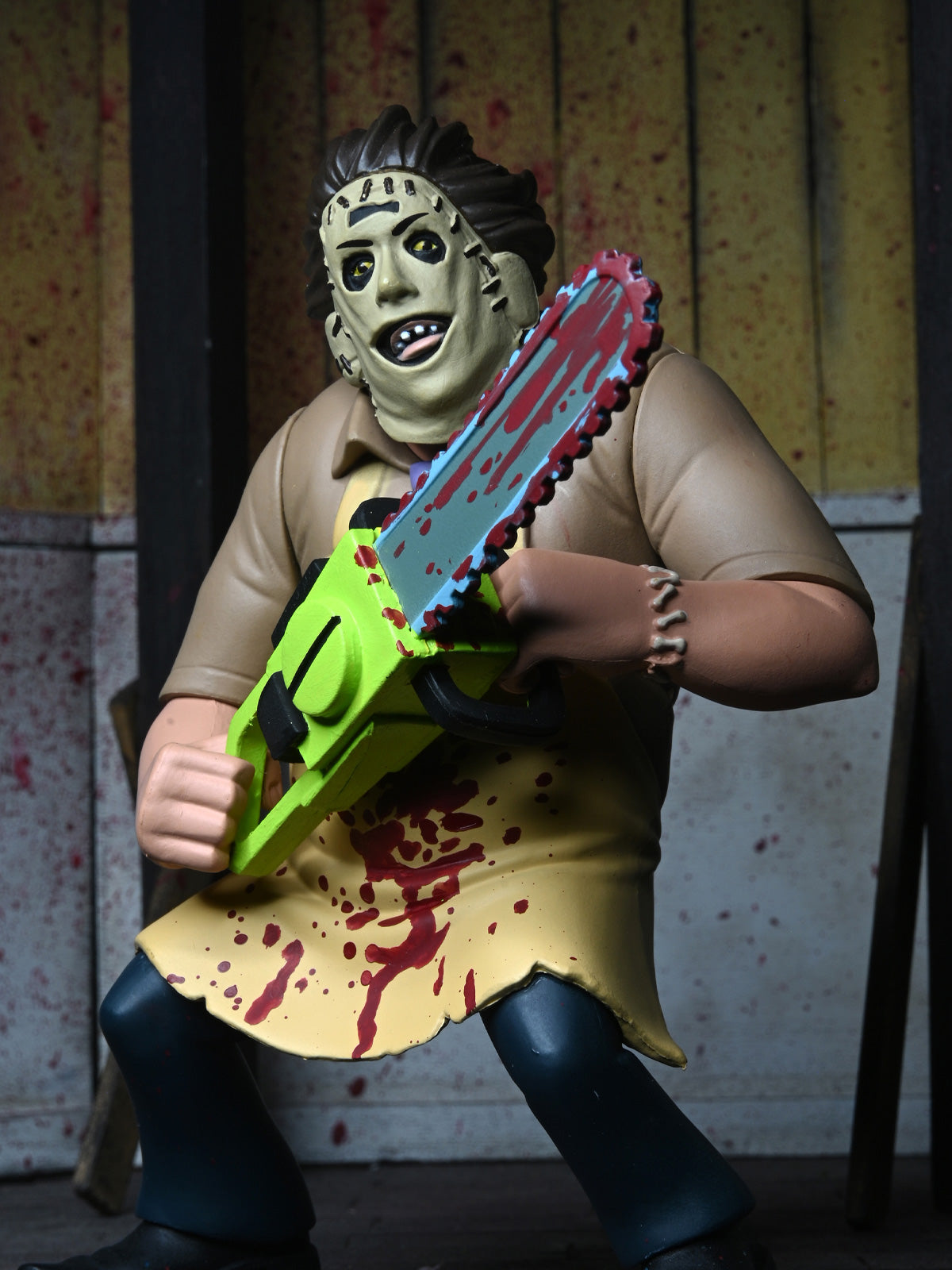 Toony Terrors Leatherface 6" Figure Bloody 50th Anniversary