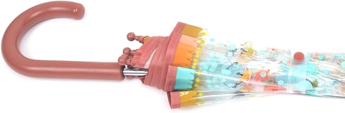 DJECO Springtime Artist Designed Umbrella, 27 Inch, Steel Shaft and Fiberglass Frame