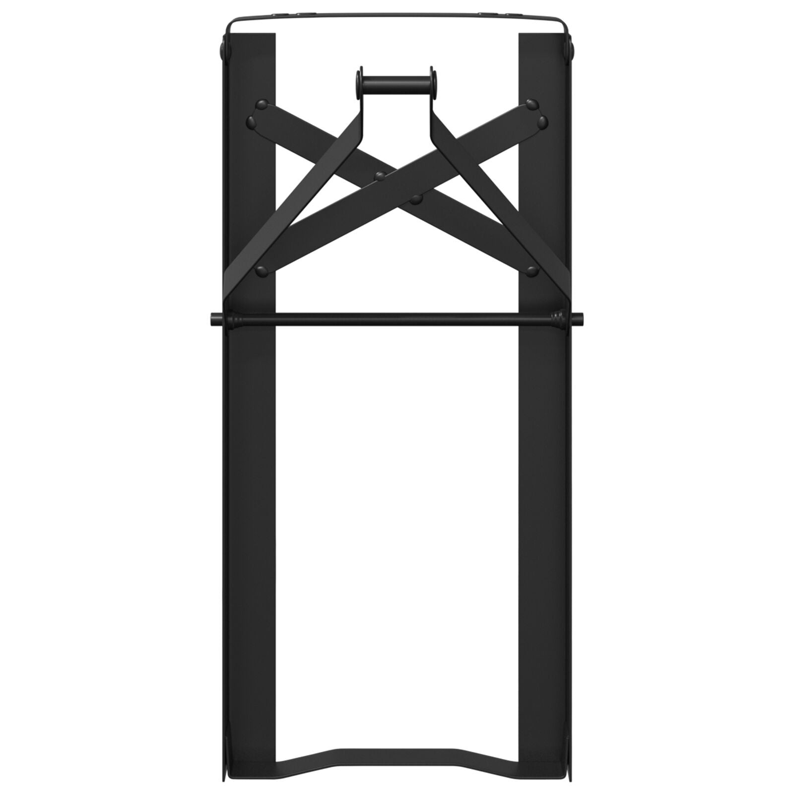 Beer Bench Legs Black Powder-Coated Steel