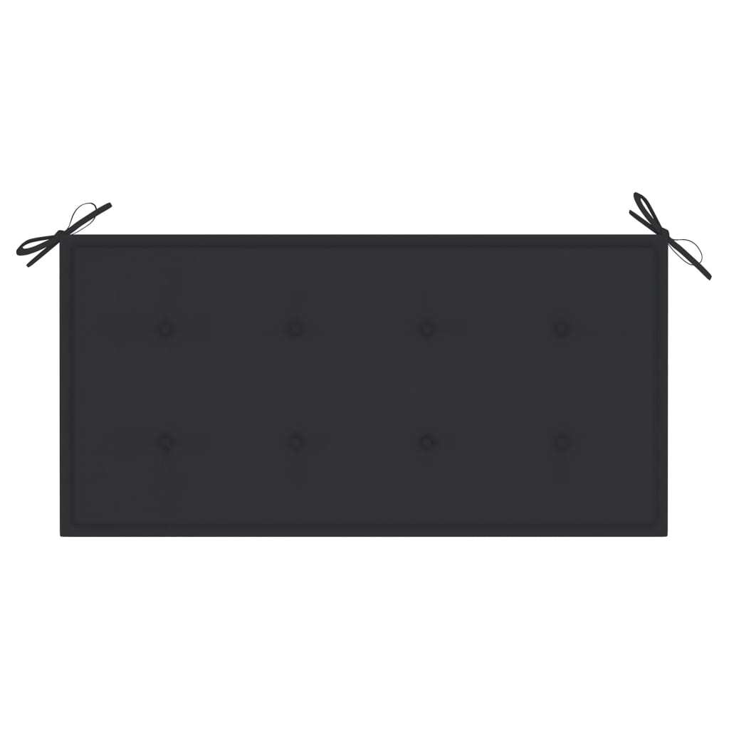 Garden Bench Cushion Anthracite 100x50x4 cm Oxford Fabric