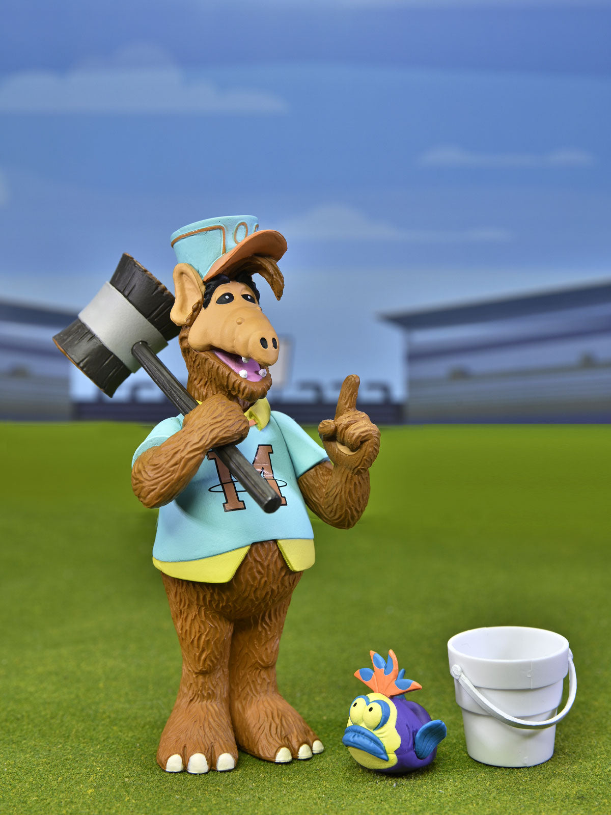 ALF Toony Classics Baseball Action Figure 6” Scale with Accessories Brown