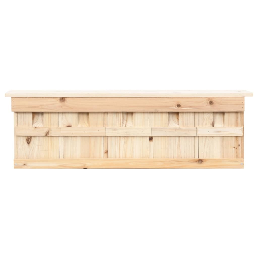 Sparrow House with 5 Rooms 68x15x21 cm Firwood