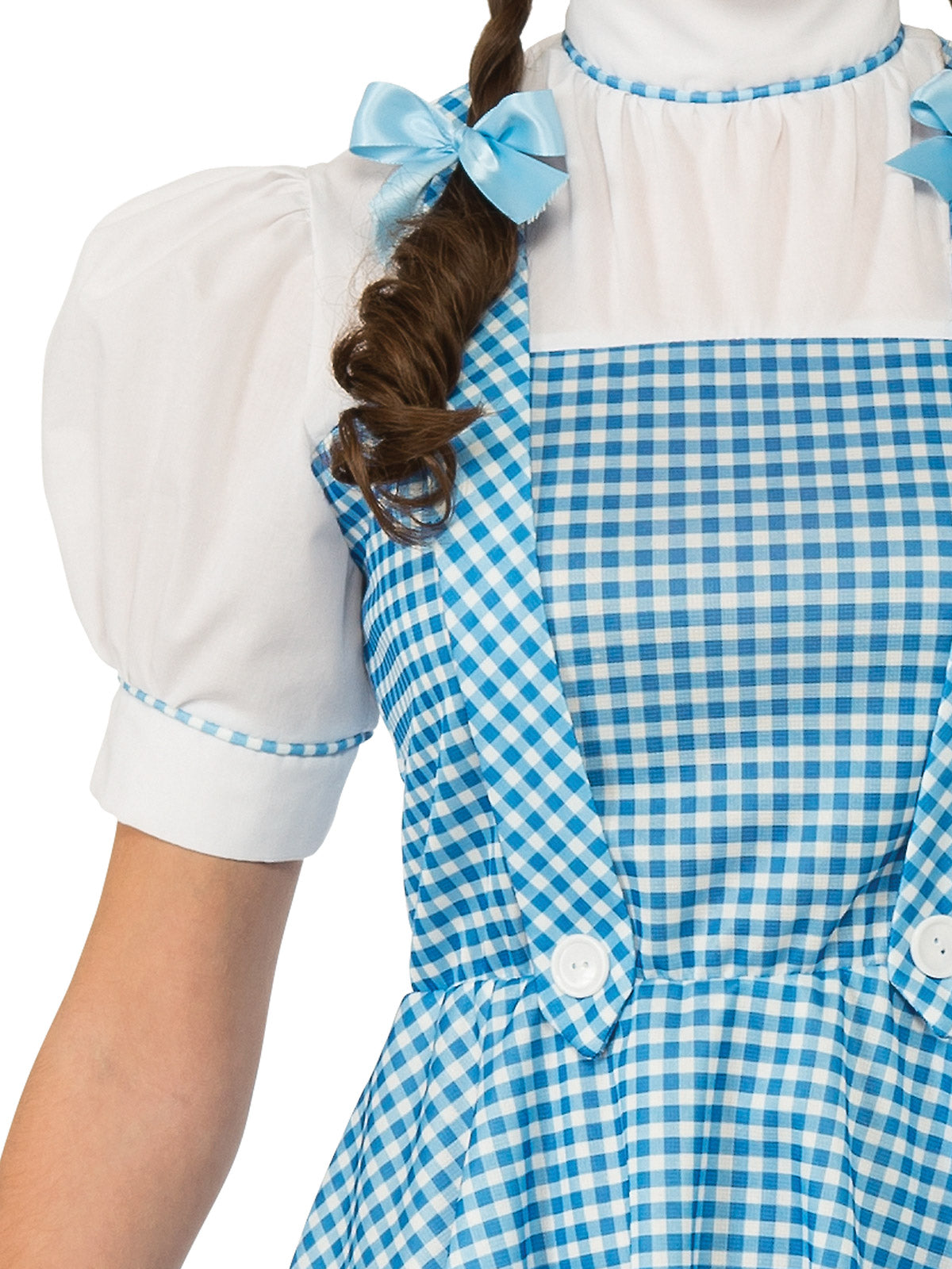 Dorothy Deluxe Costume Teen Adult Official Wizard of Oz Outfit with Hair Bows
