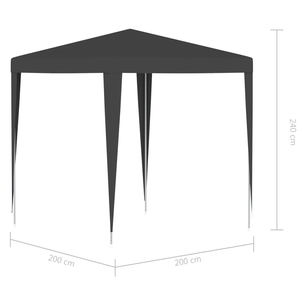 Professional Party Tent 2x2 m Anthracite
