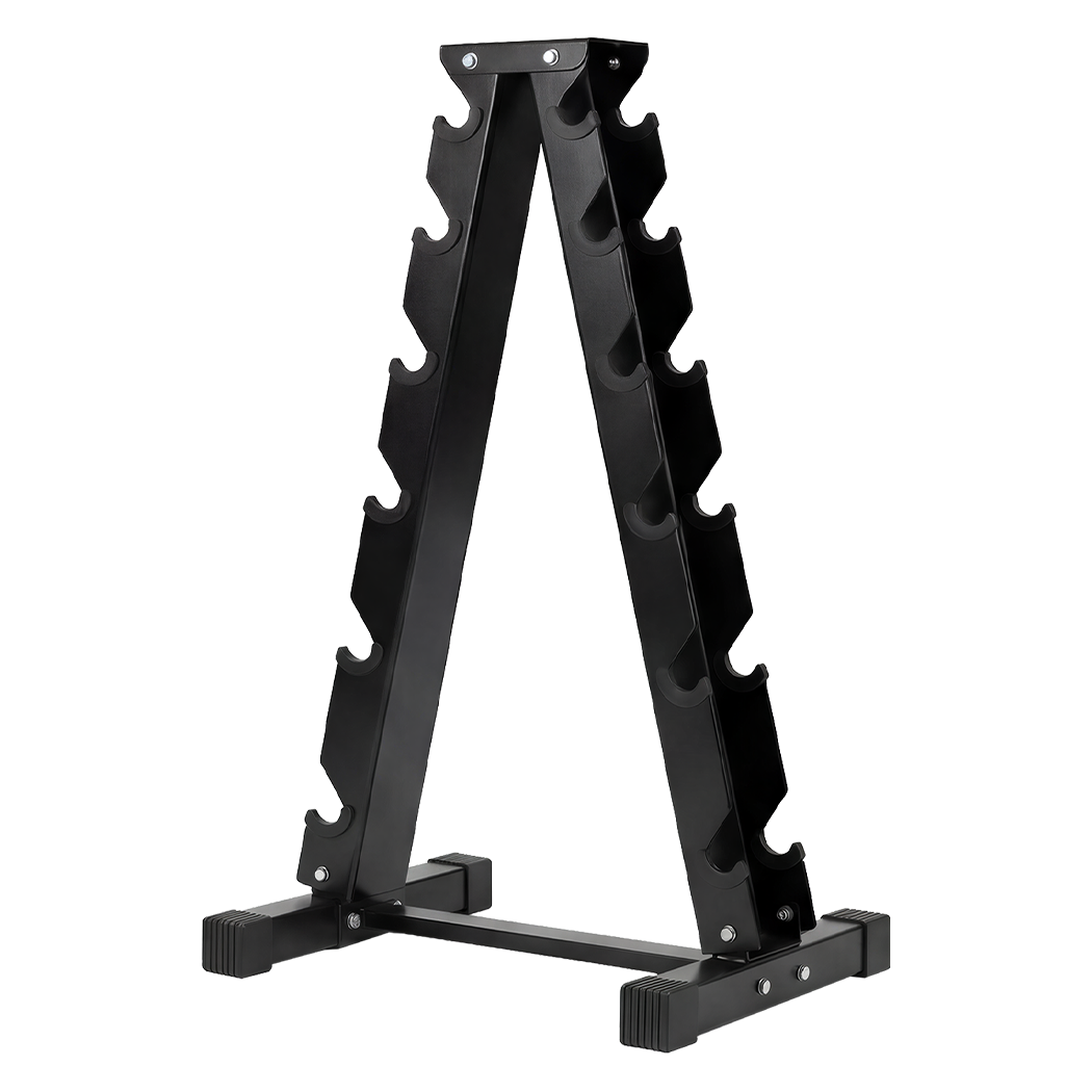 Centra Dumbbells Rack 6 Tier Stand Home Gym Exercise Storage 400kg Capacity-2065254307216887816