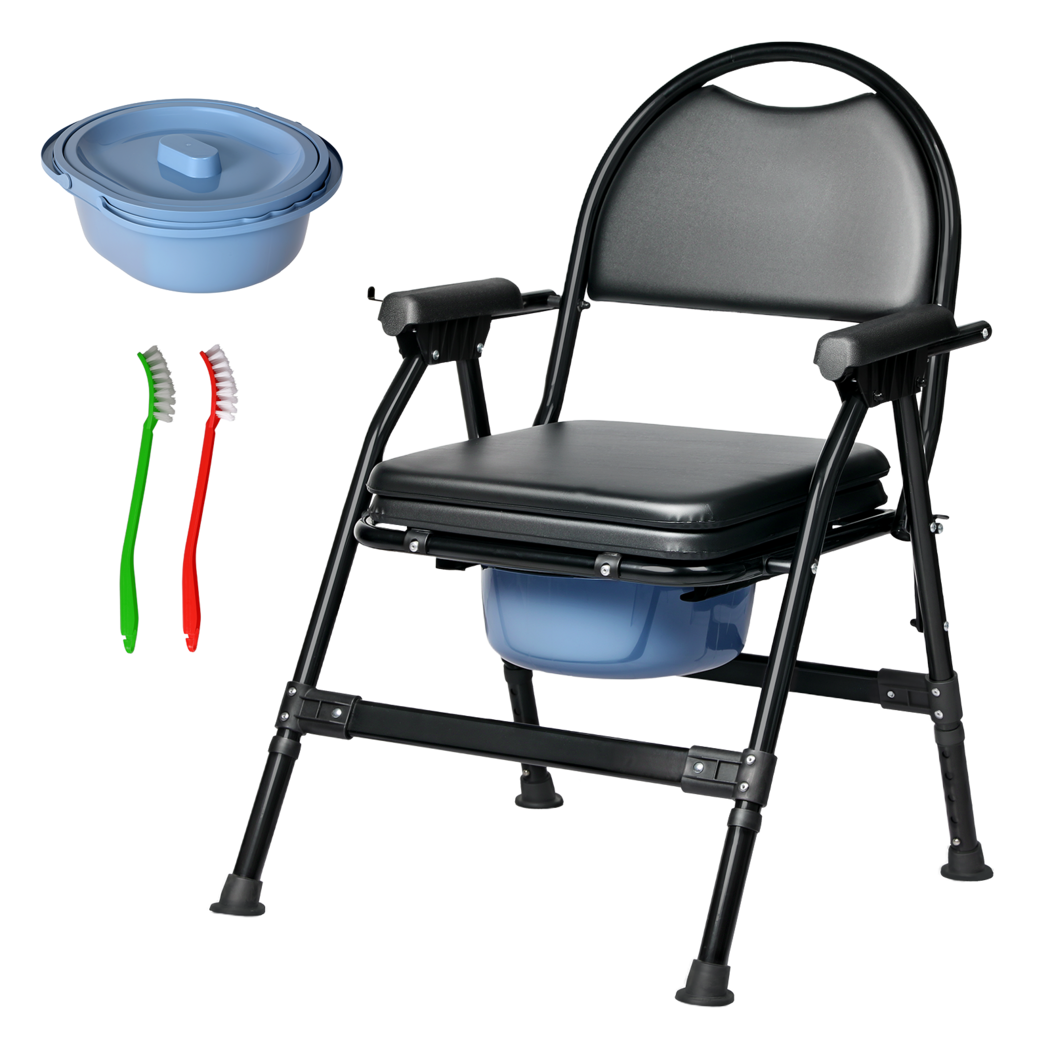 Levede Shower Tiolet Commode Chair Bedside Seat Elderly Pregnant Disability Aid-2050056758503804936