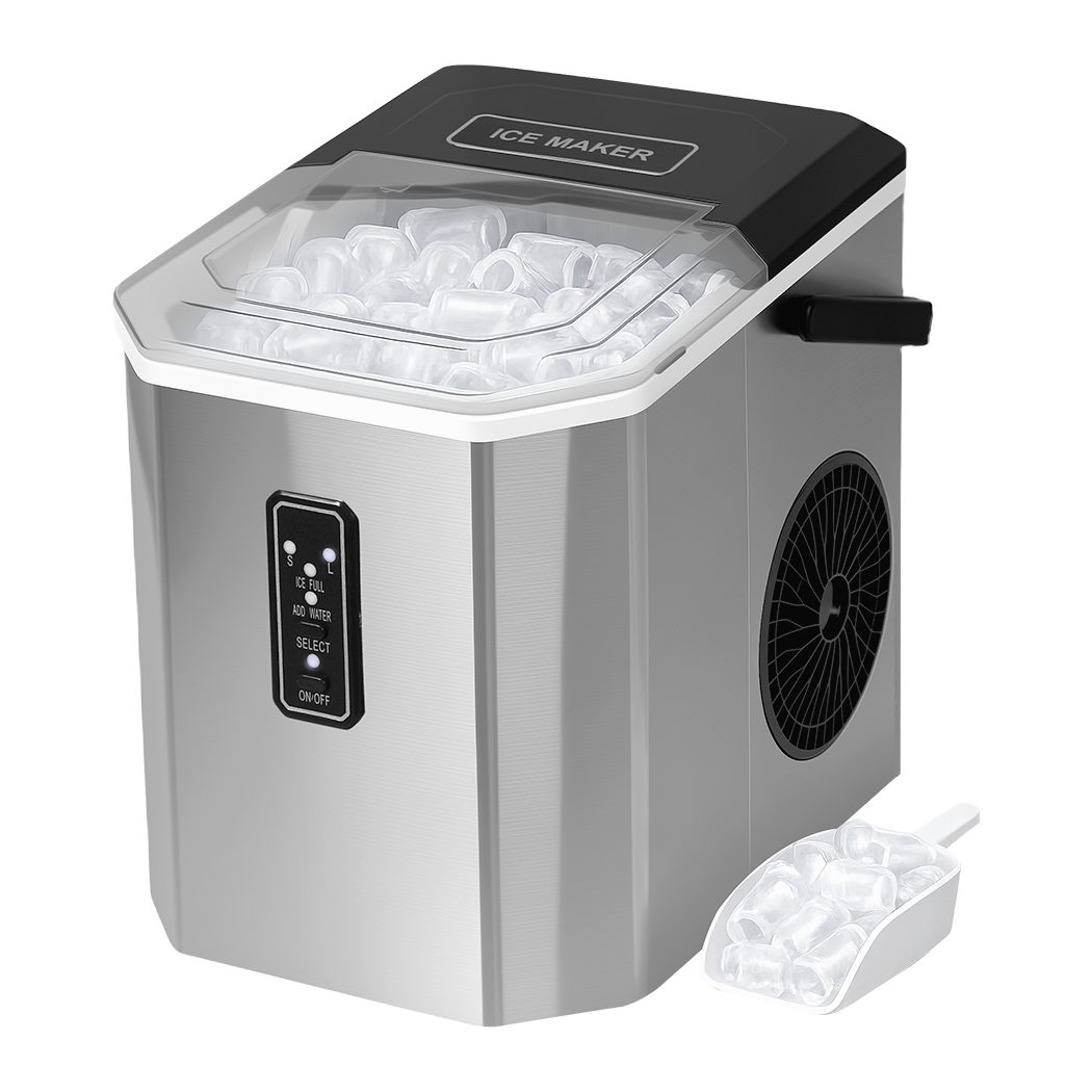 Spector Portable Ice Maker Machine Ice Cube Tray 12kg Bar Countertop Self Clean-2065254290972348424