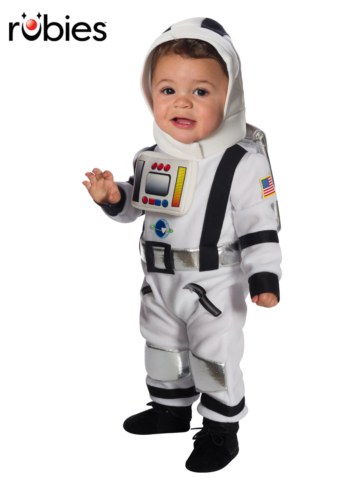 Rubie’s Astronaut Costume for Kids – Jumpsuit Helmet &amp; Backpack White Colour