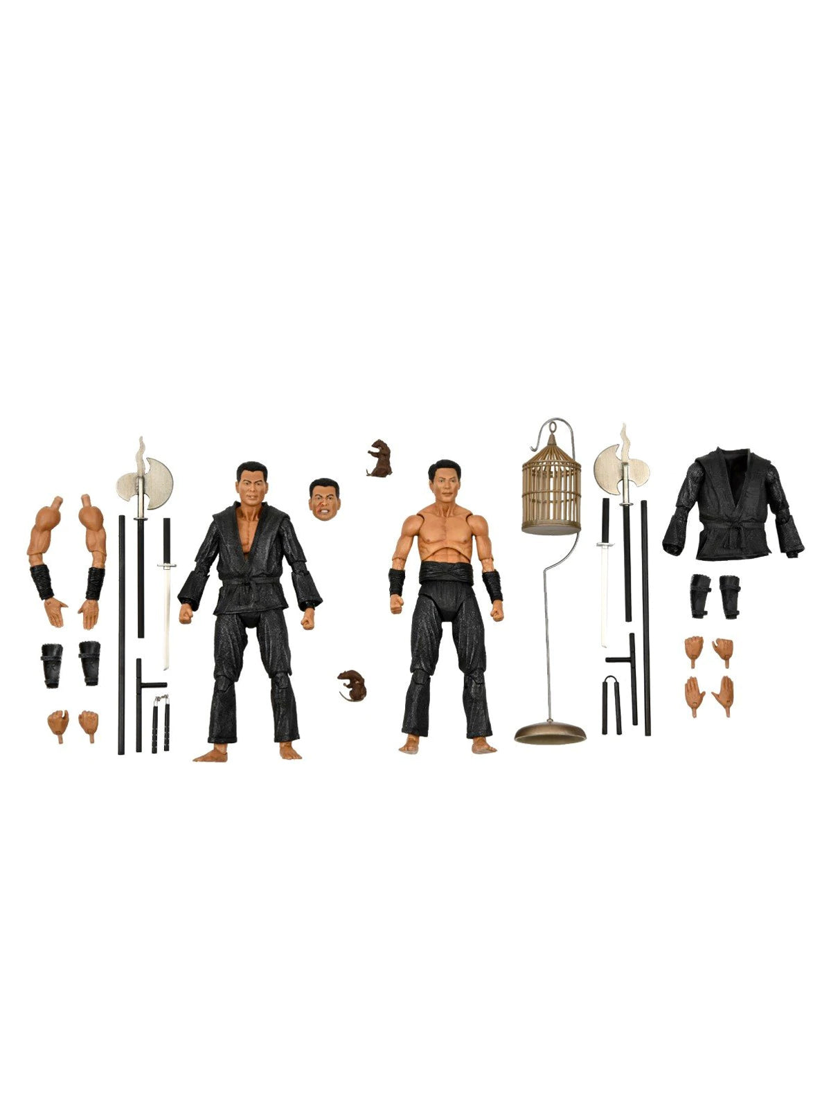 TMNT 1990 Movie Shadow Warriors 2 Pack 7" Figures – Yoshi and Saki Set