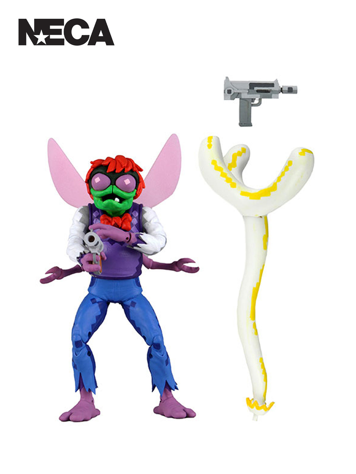 TMNT Turtles in Time Baxter Stockman 7" Figure – Arcade Pixel Deco Edition