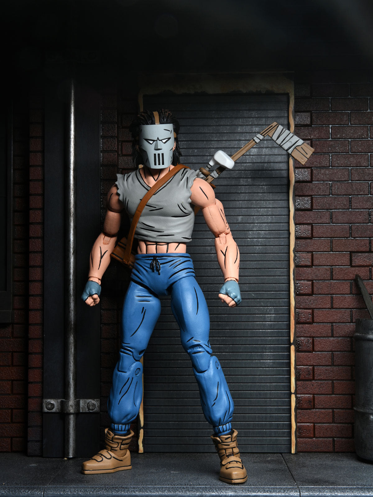 TMNT Casey Jones 7" Action Figure – Mirage Comics Edition w/ Weapons Pack
