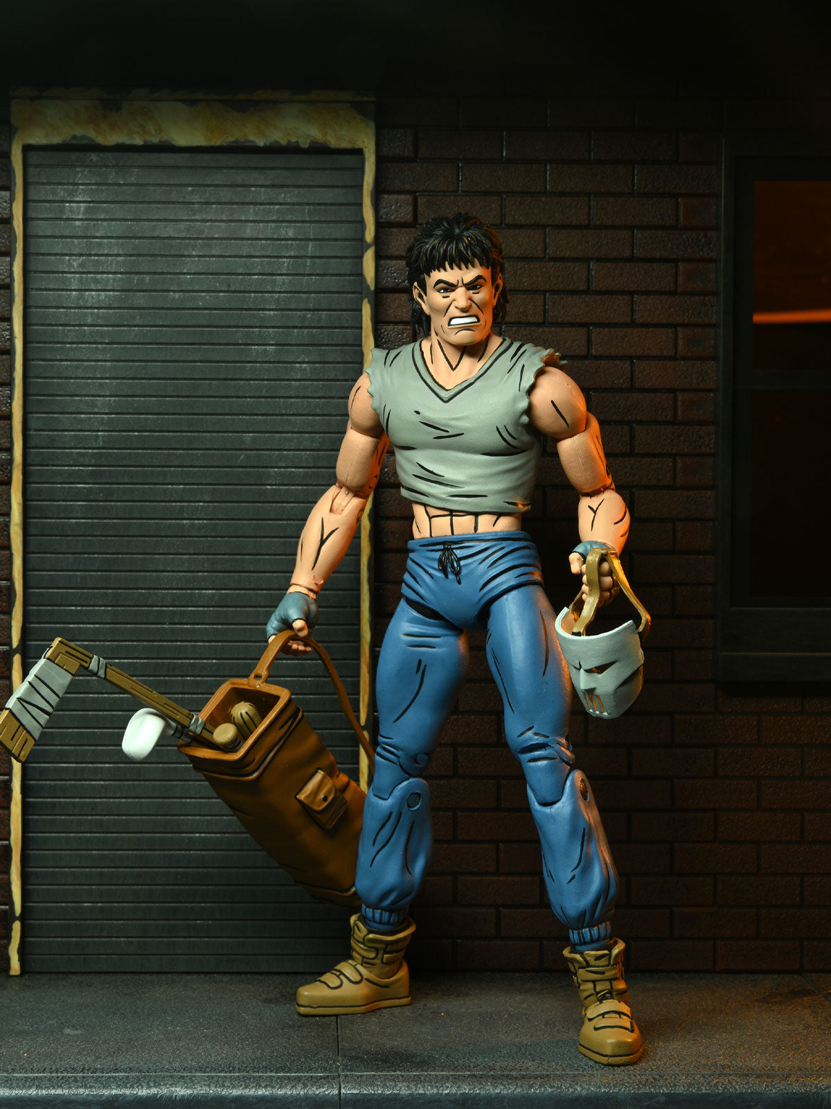 TMNT Casey Jones 7" Action Figure – Mirage Comics Edition w/ Weapons Pack