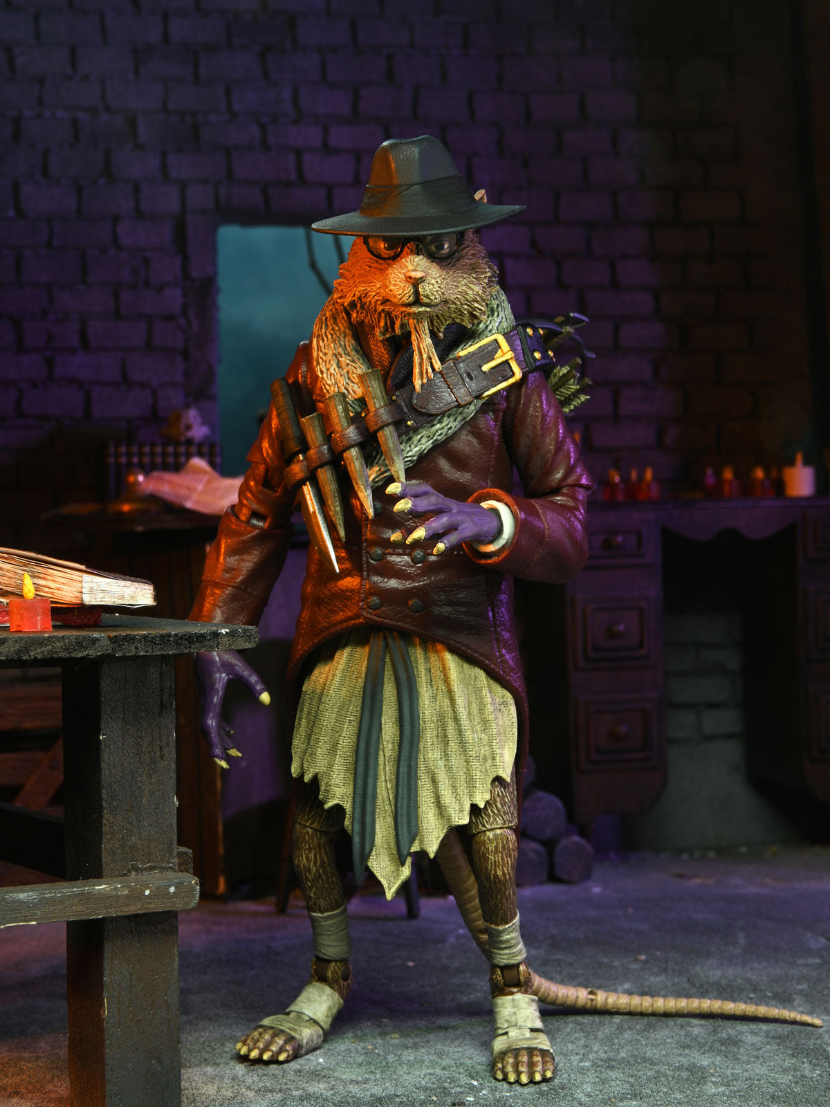 TMNT Splinter as Van Helsing 7" Figure – Universal Monsters Crossover