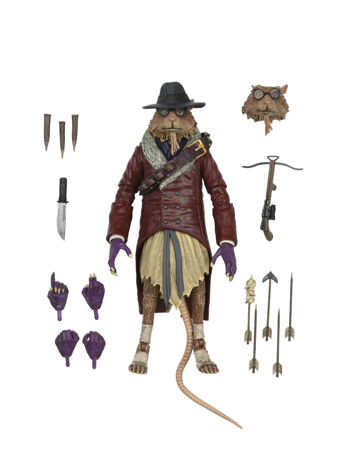 TMNT Splinter as Van Helsing 7" Figure – Universal Monsters Crossover