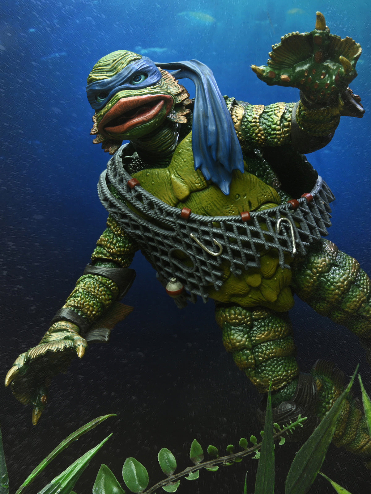 TMNT Leonardo as Creature 7" Action Figure – Universal Monsters Crossover