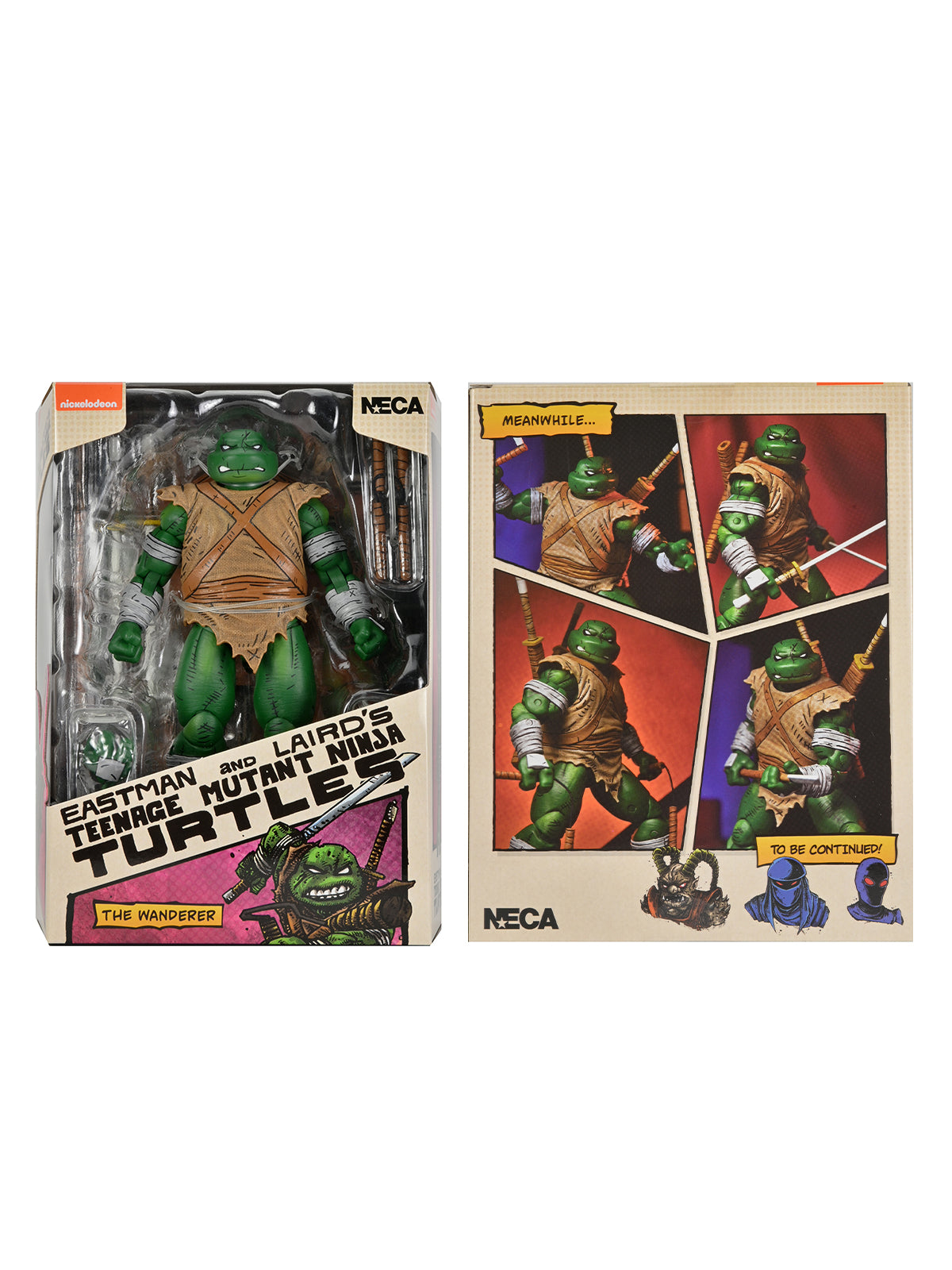 TMNT Michelangelo The Wanderer 7" Figure – Mirage Comics Kevin Eastman Art
