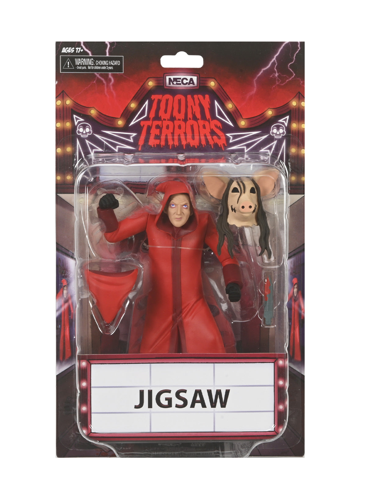 Toony Terrors Saw Jigsaw Killer 6" Figure Red Robe Edition