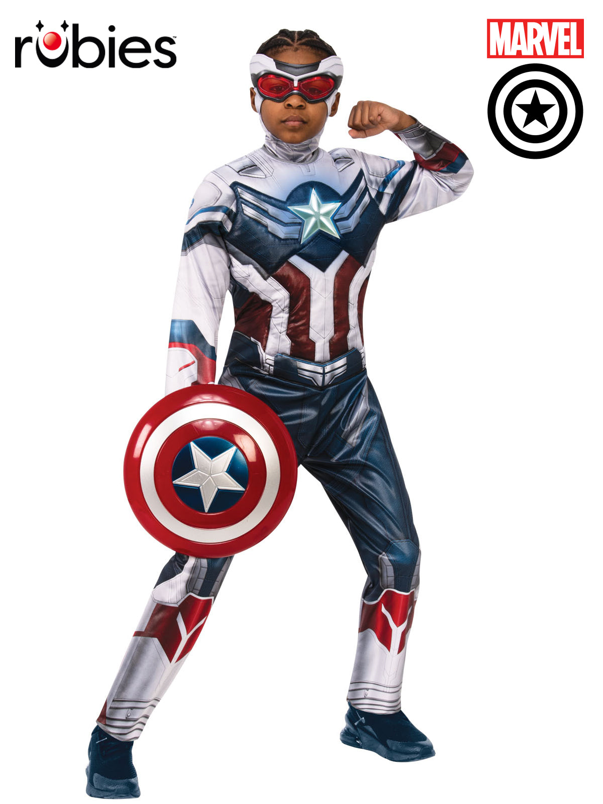 Captain America Deluxe Falcon and Winter Soldier Costume Child Official Marvel Outfit