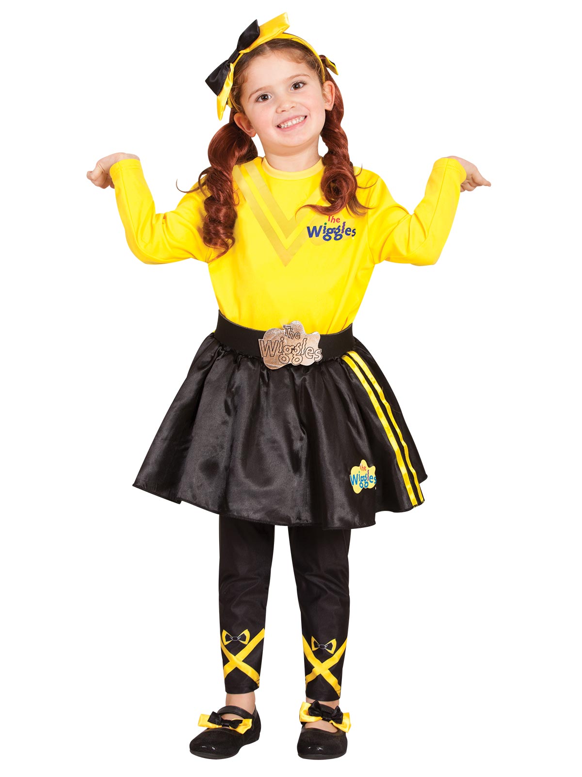 The Wiggles Yellow Headband and Shoe Bows for Kids Costume Set Accessory
