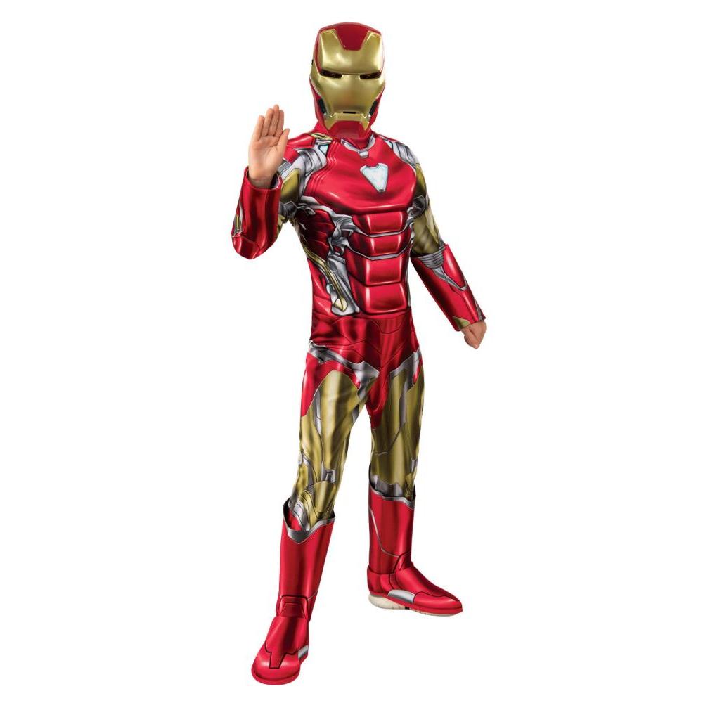 Marvel Avengers Iron Man Deluxe Kids Costume with Armour and Full Face Mask