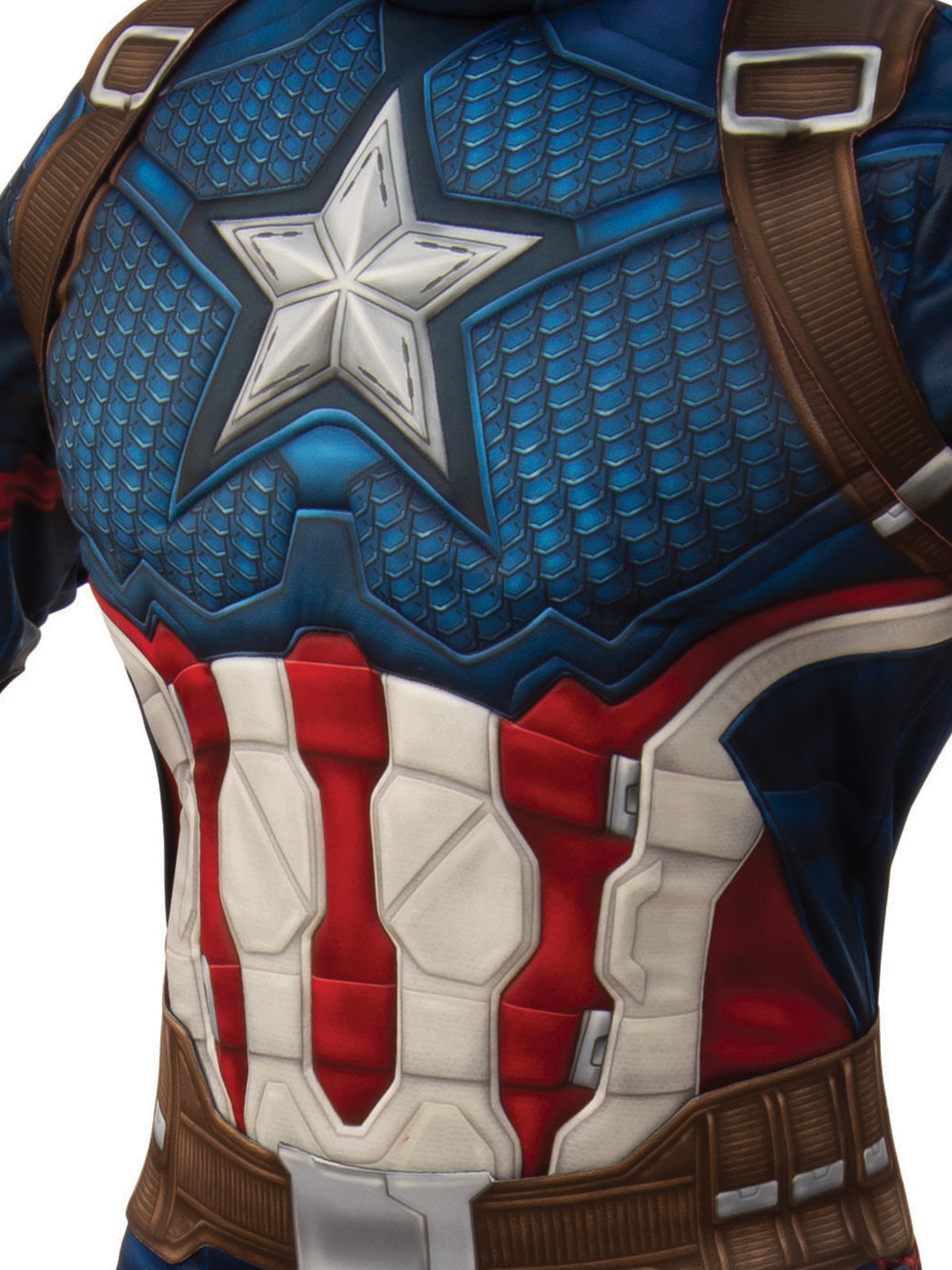 Captain America Deluxe Adult Costume Marvel Avengers Superhero Fancy Dress