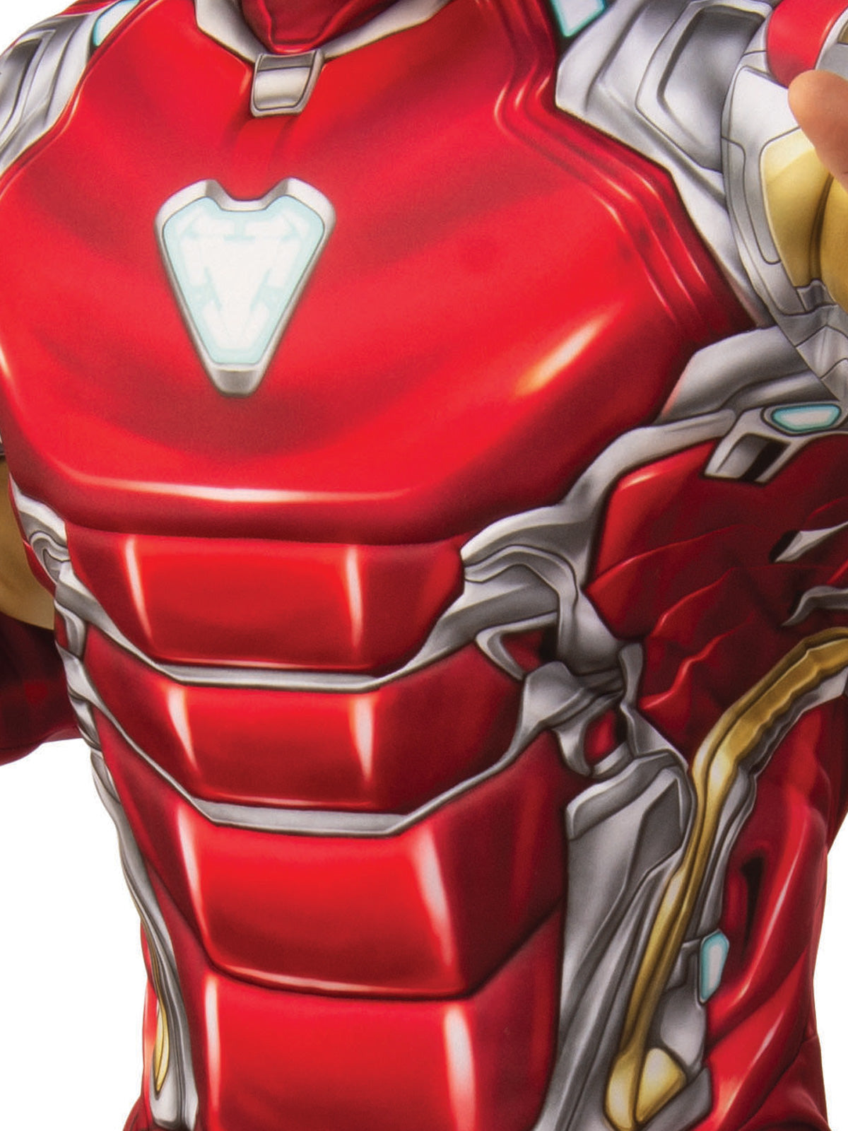 Marvel Avengers Iron Man Deluxe Kids Costume with Armour and Mask – Red, Gold Colour
