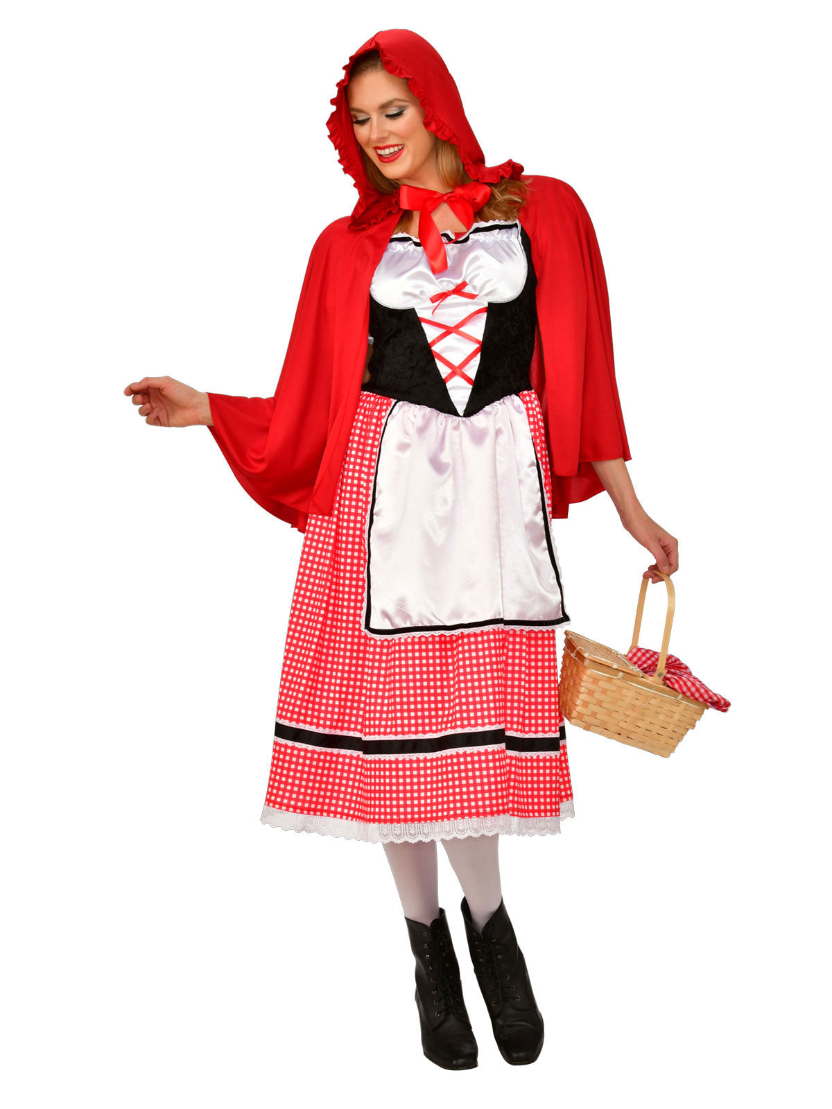 Rubie’s Little Red Riding Hood Costume for Kids – Dress with Hooded Cape, Red Colour