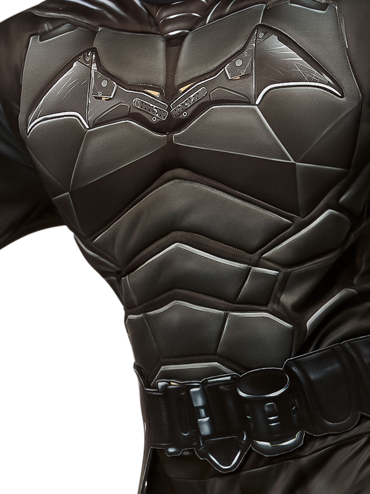 Batman The Batman Deluxe Costume for Adults Official DC Comics with Mask and Cape Black Colour