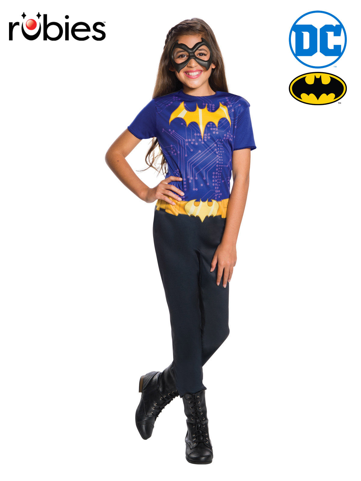 Batgirl Costume for Children Official DC Comics Barbara Gordon Superhero Outfit