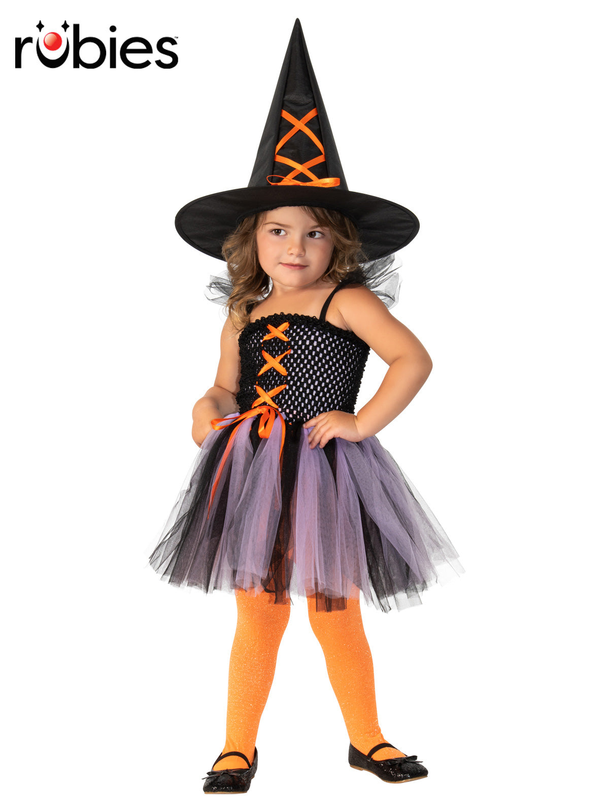 Witch Costume for Kids with Tutu Dress and Hat – Halloween Outfit