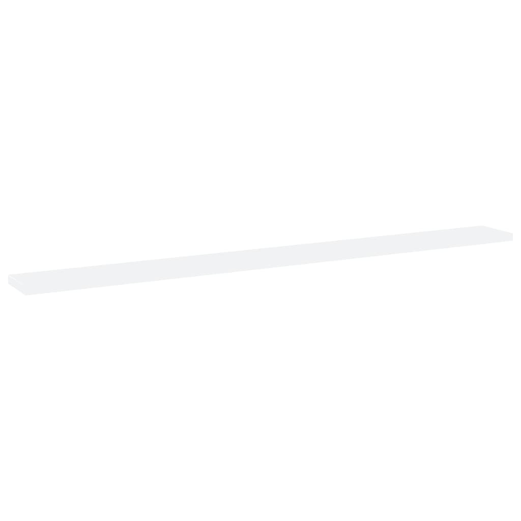 Bookshelf Boards 4 pcs White 100x10x1.5 cm Engineered Wood