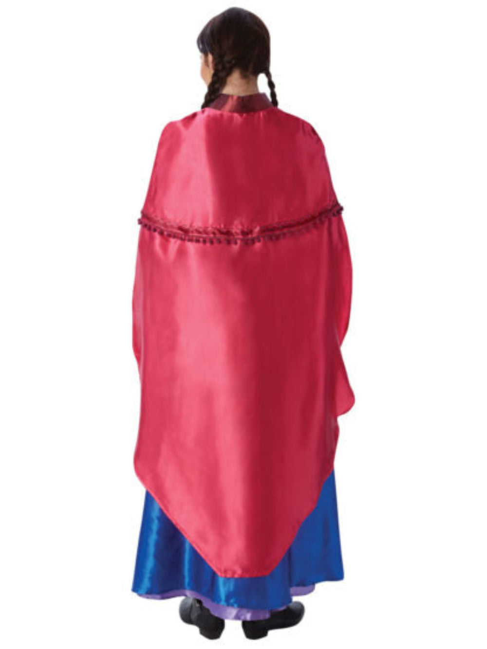 Anna Deluxe Costume Adult Disney Frozen Dress Cape Bodice Skirt Blue Colour