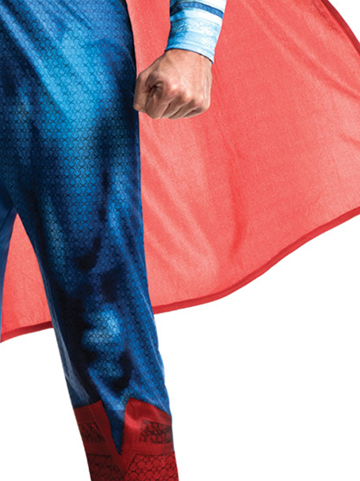 Superman Costume for Men Deluxe Justice League Muscle Chest Suit with Cape