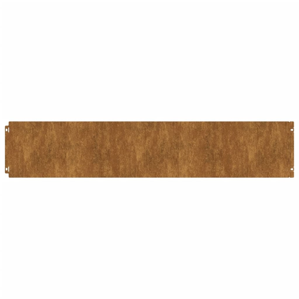 Lawn Edgings 10 pcs 20x103 cm Flexible Corten steel