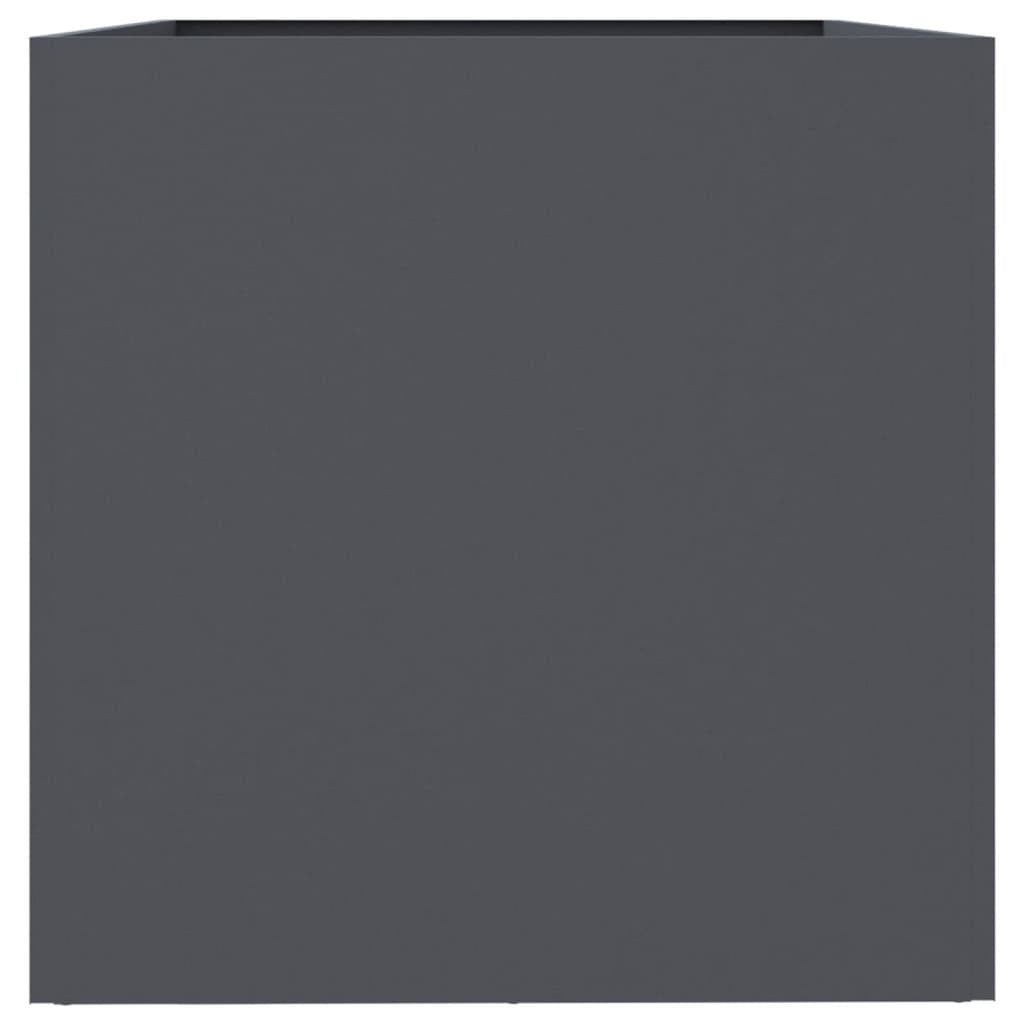 Planter Anthracite 62x40x39 cm Steel