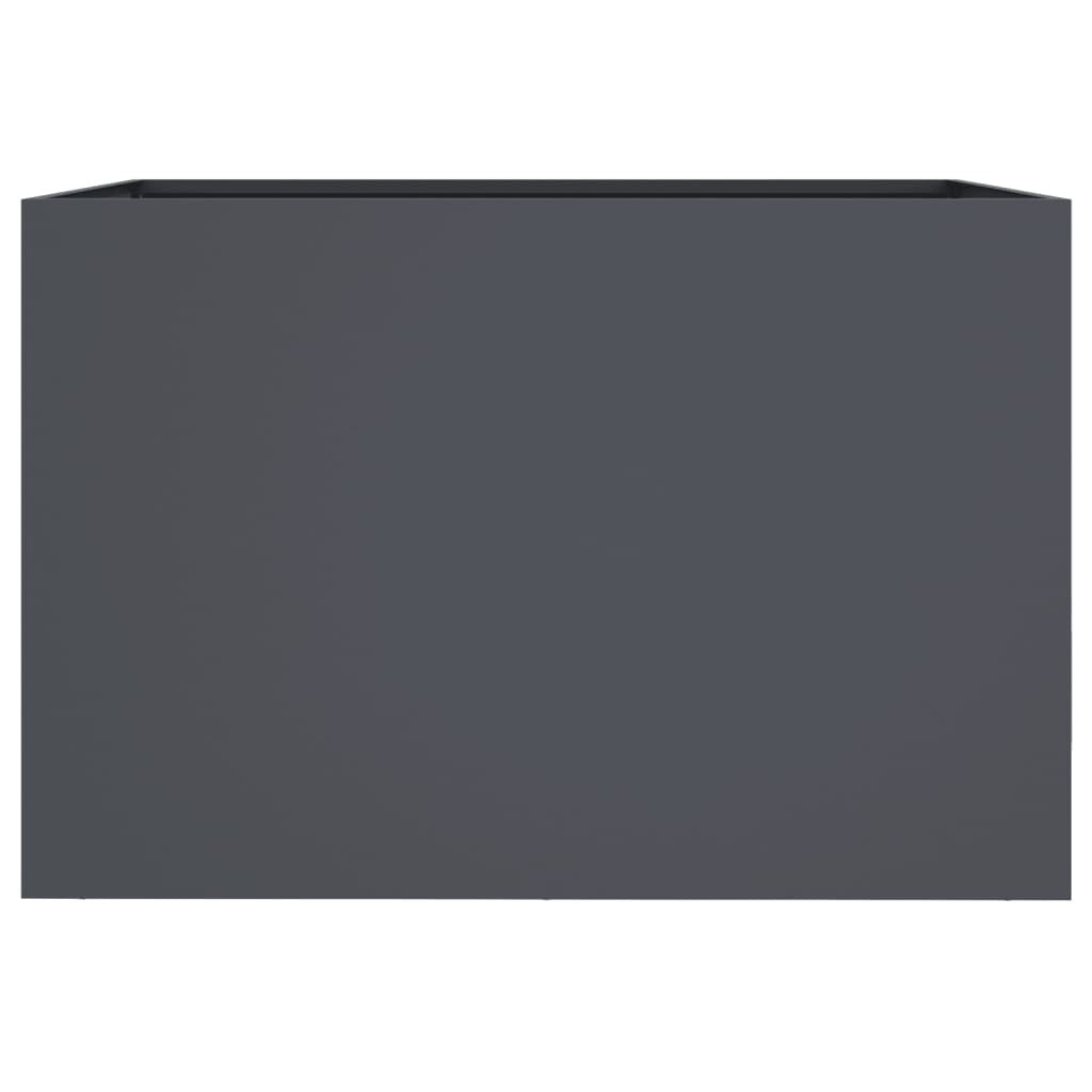 Planter Anthracite 62x47x46 cm Steel