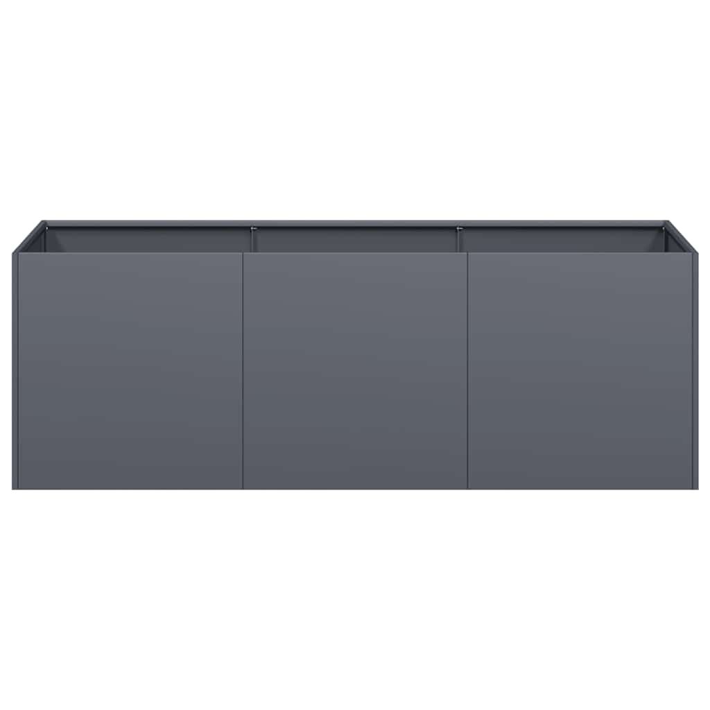 Planter Anthracite 120x40x40 cm Cold-rolled Steel