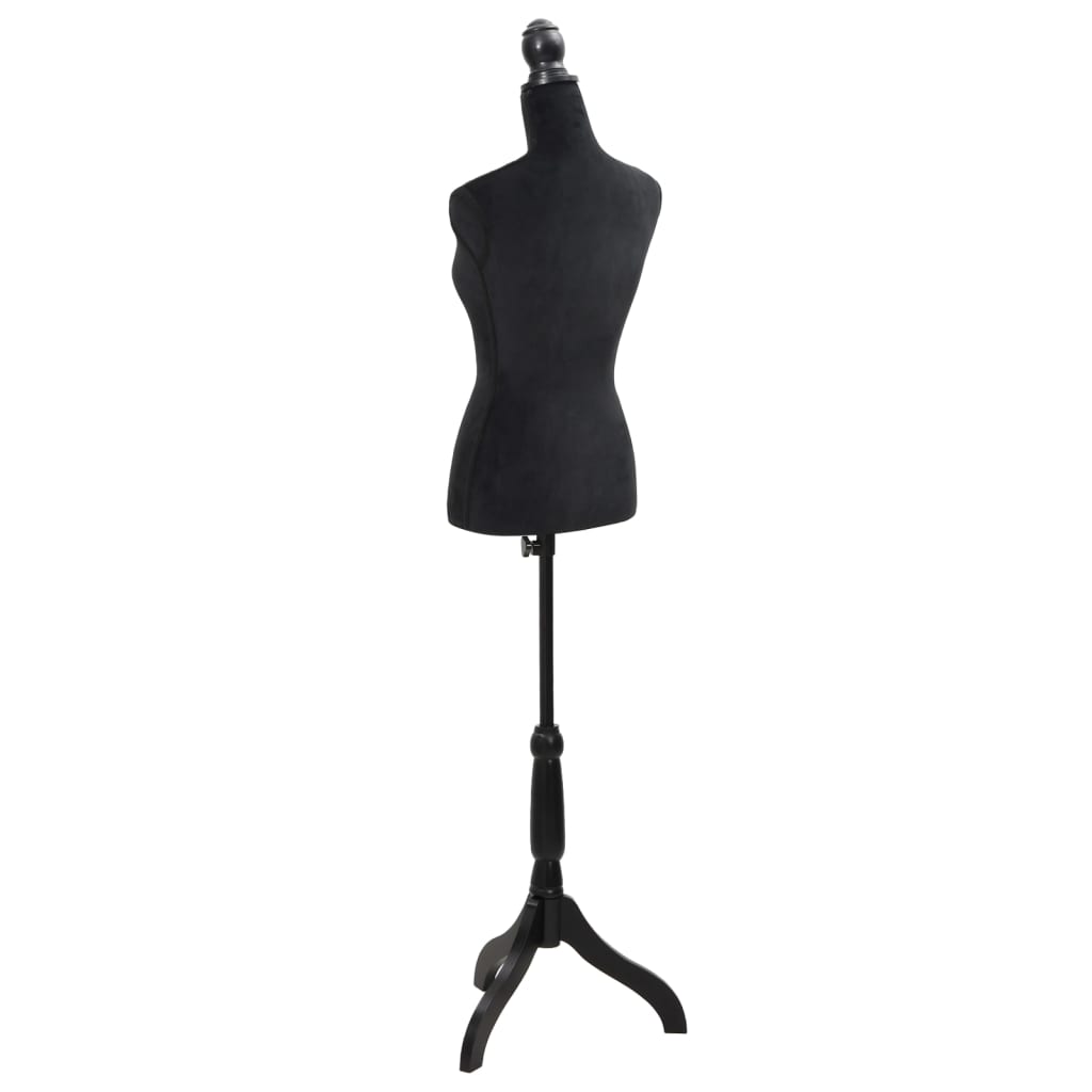 Ladies Bust Display Black Female Dressmakers Dummy Mannequin
