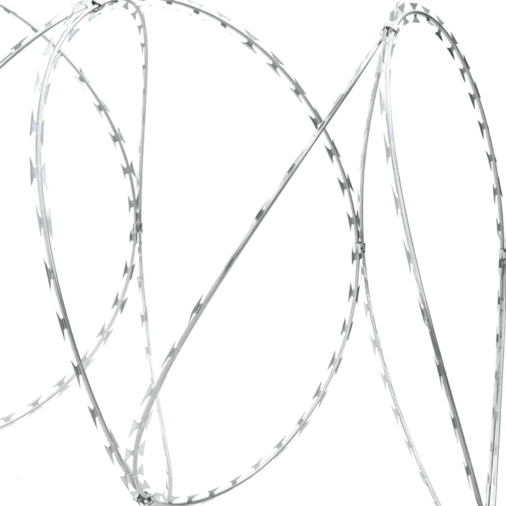 Razor Wire Helical Wire Roll Galvanised Steel 100 m