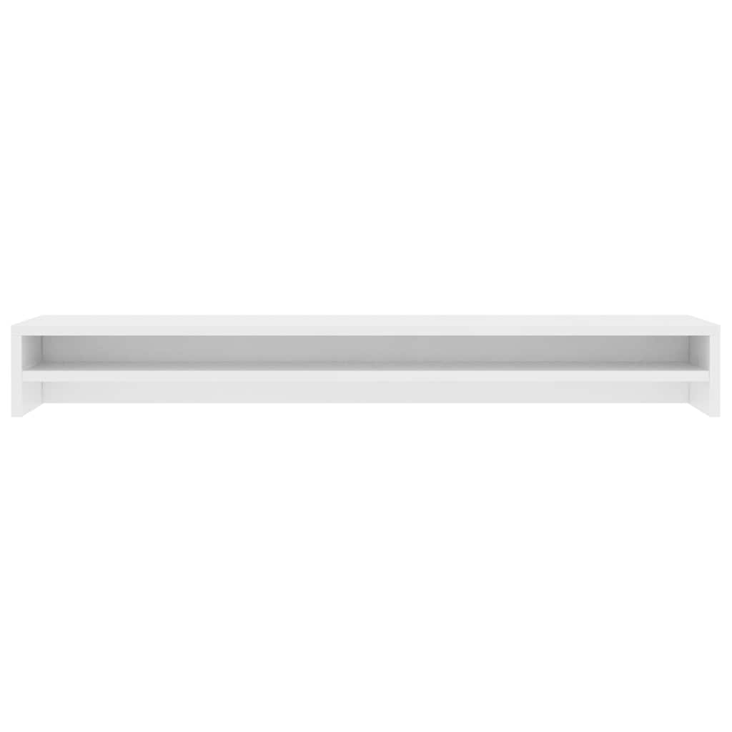 Monitor Stand White 100x24x13 cm Engineered Wood